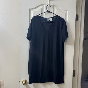 Black V-Neck Women’s Swim Coverup